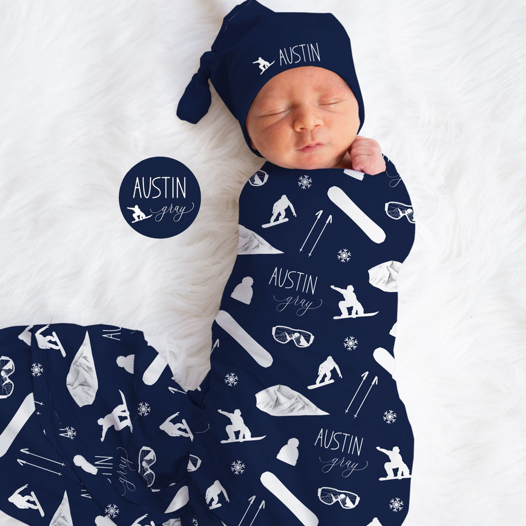 Snowboard Baby Swaddle Bundle - Twinklette™