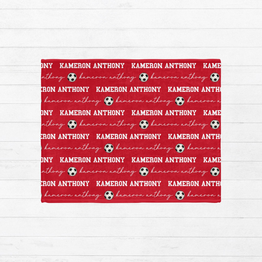Soccer Baby Minky Blanket - Twinklette™