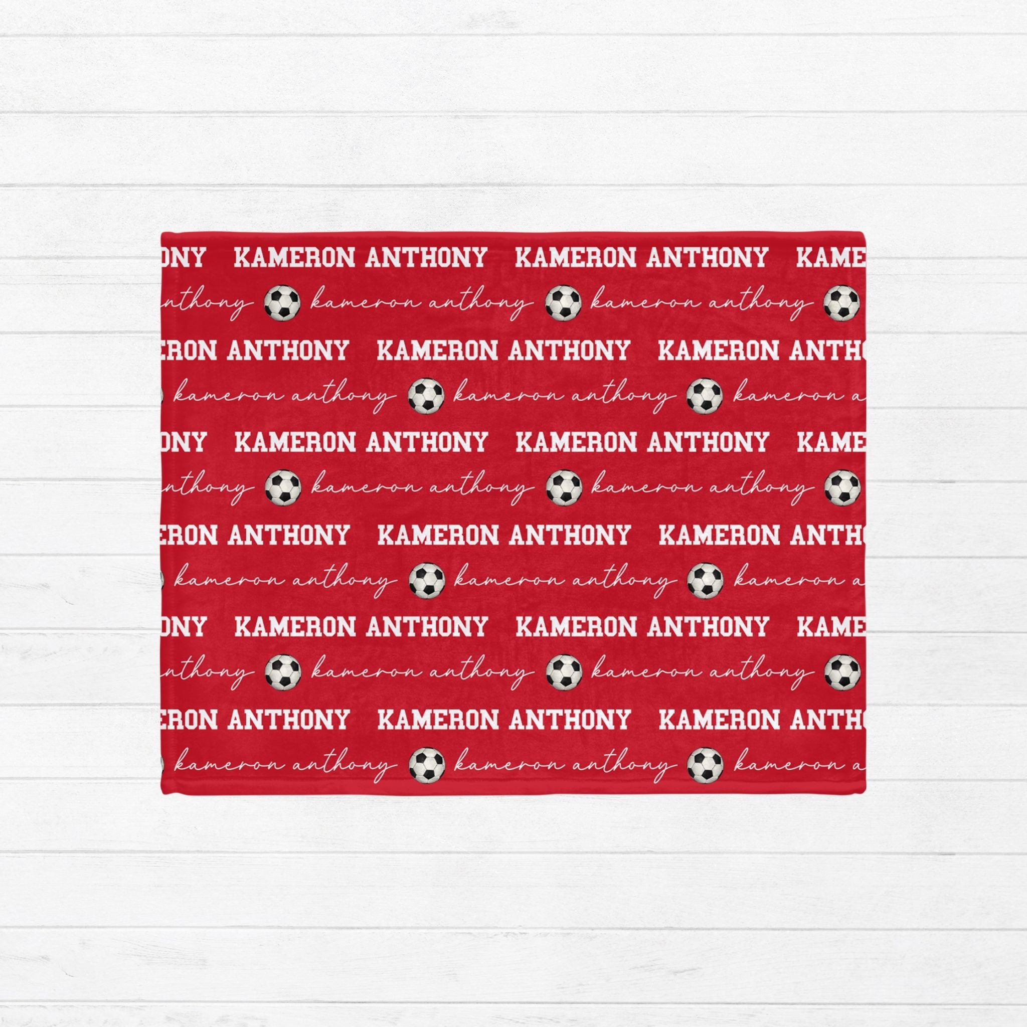 Soccer Baby Minky Blanket - Twinklette™