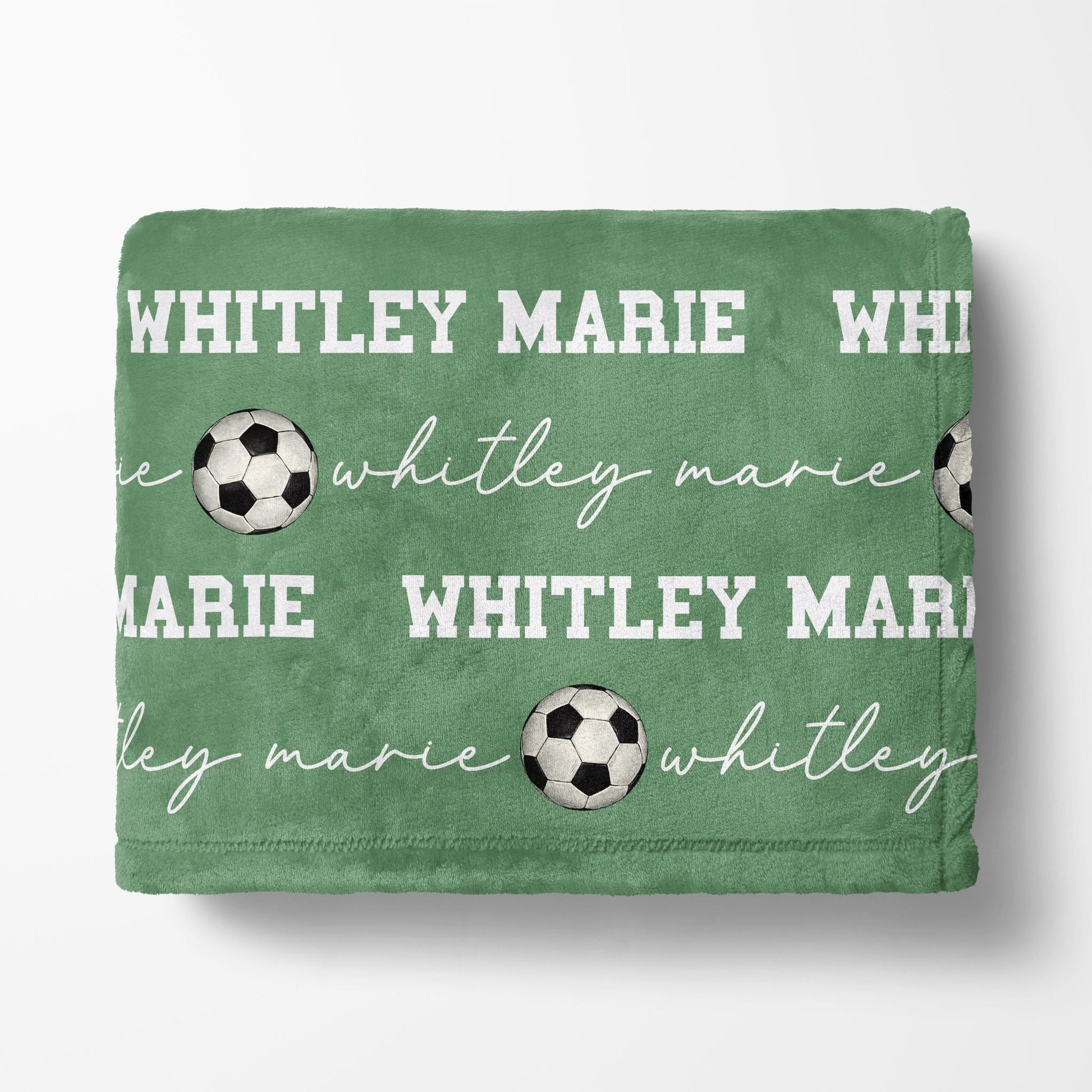 Soccer Name Blanket - Twinklette™