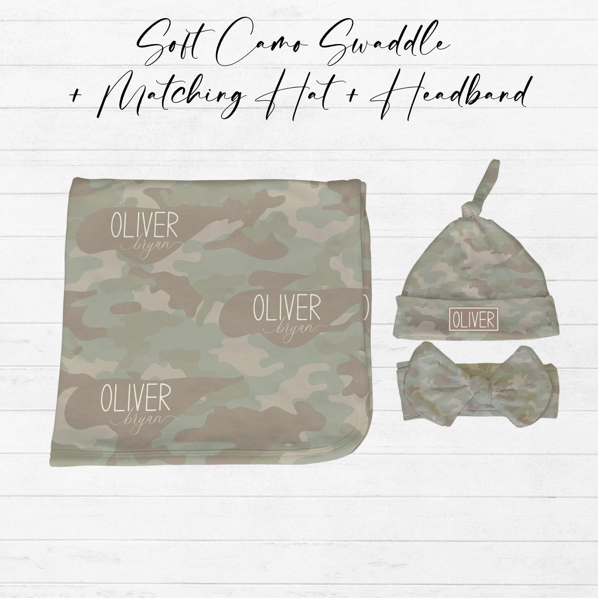 Soft Camo Baby Swaddle - Twinklette™