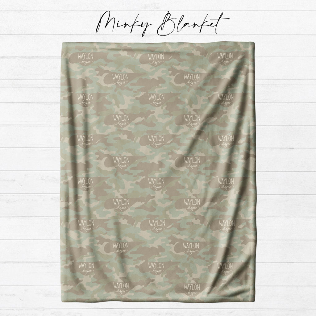 Soft Camo Kids Blanket - Twinklette™