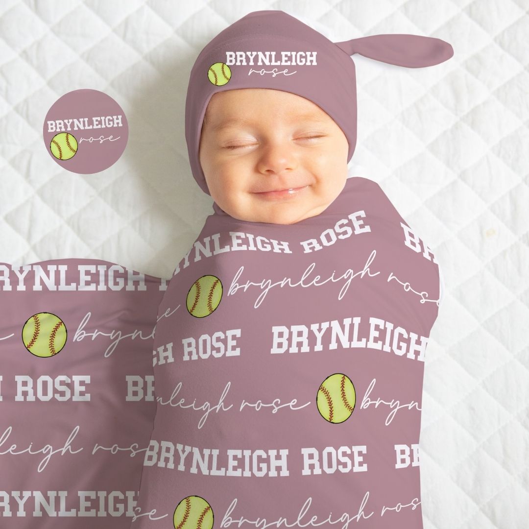 Softball Baby Blanket - Twinklette™