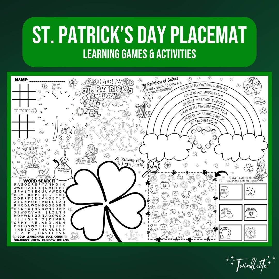 St. Patrick's Day Placemat - Twinklette™