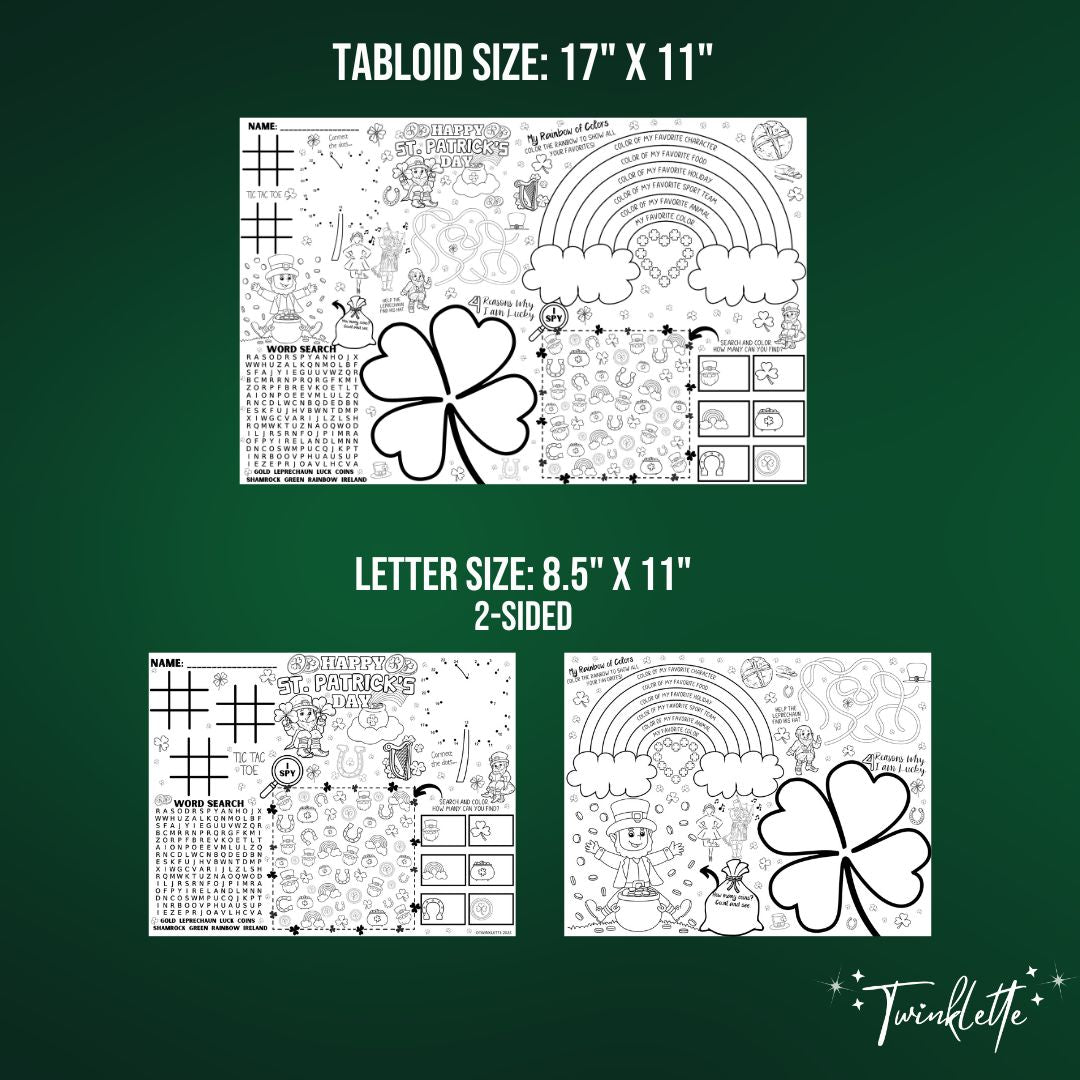 St. Patrick's Day Placemat - Twinklette™