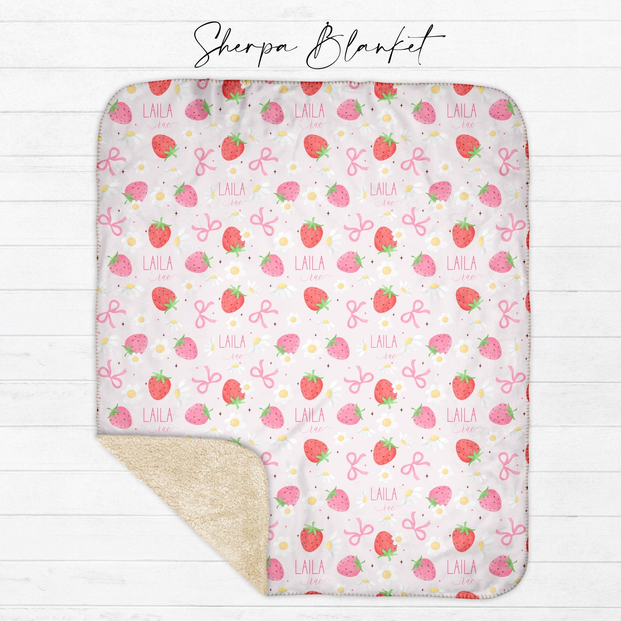 Strawberry Kids Blanket - Twinklette™