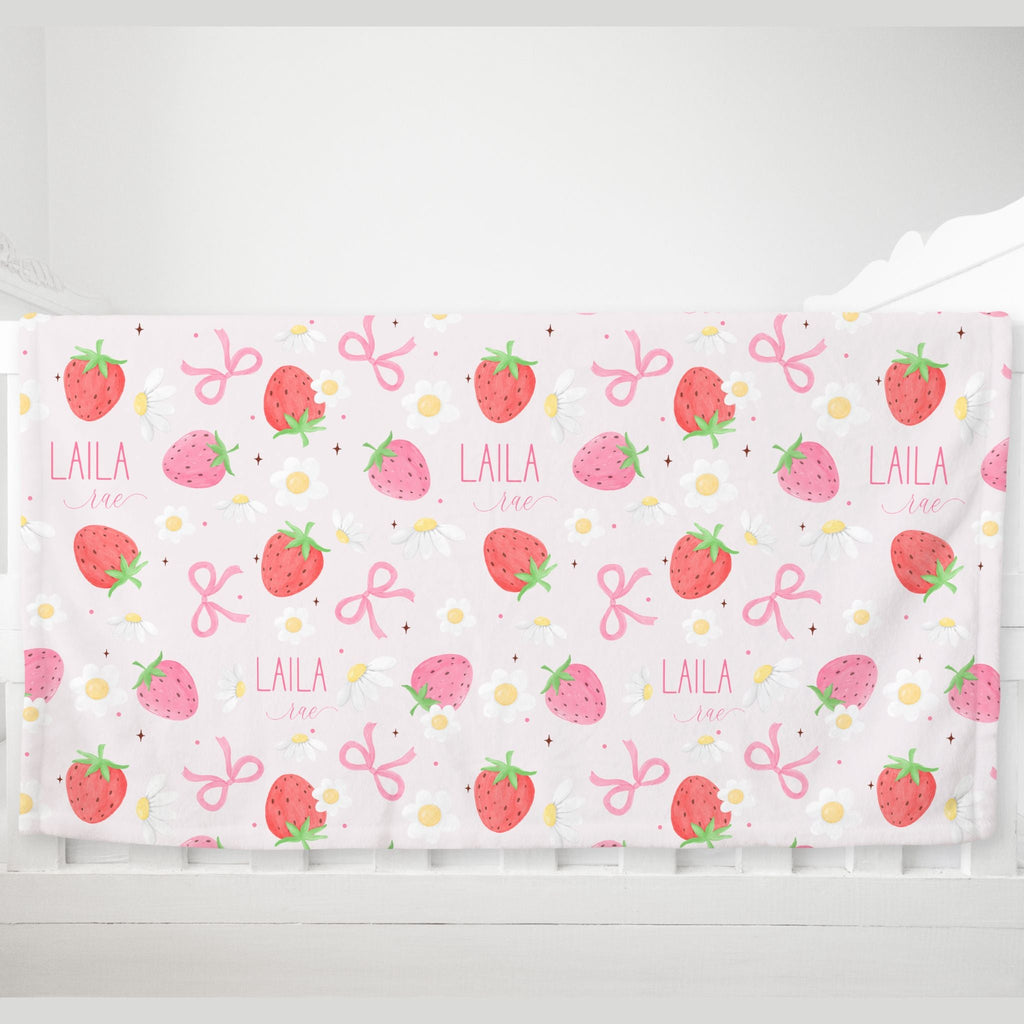 Strawberry Name Blanket - Twinklette™