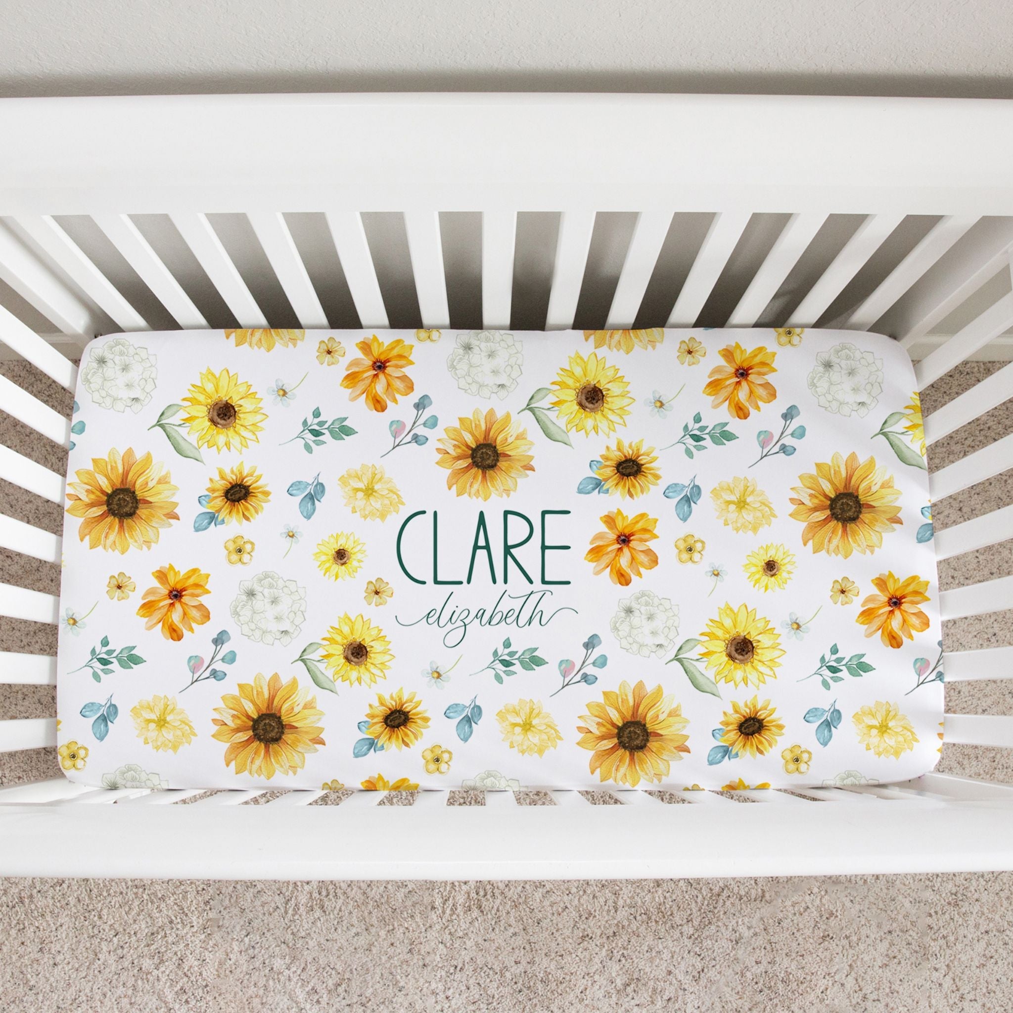 Sunflower Crib Sheet - Twinklette™