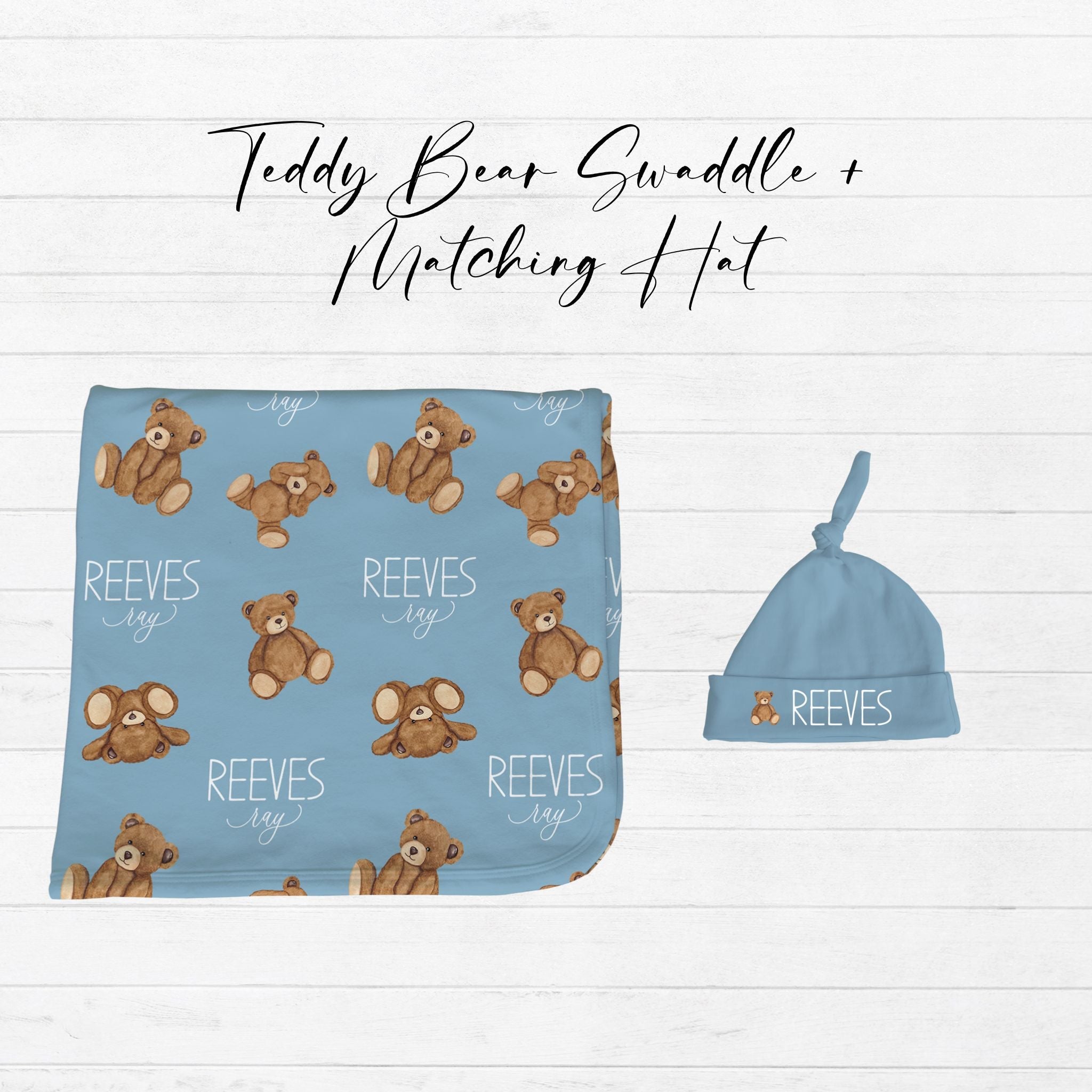 Teddy Bear Baby Knotted Hat - Twinklette™