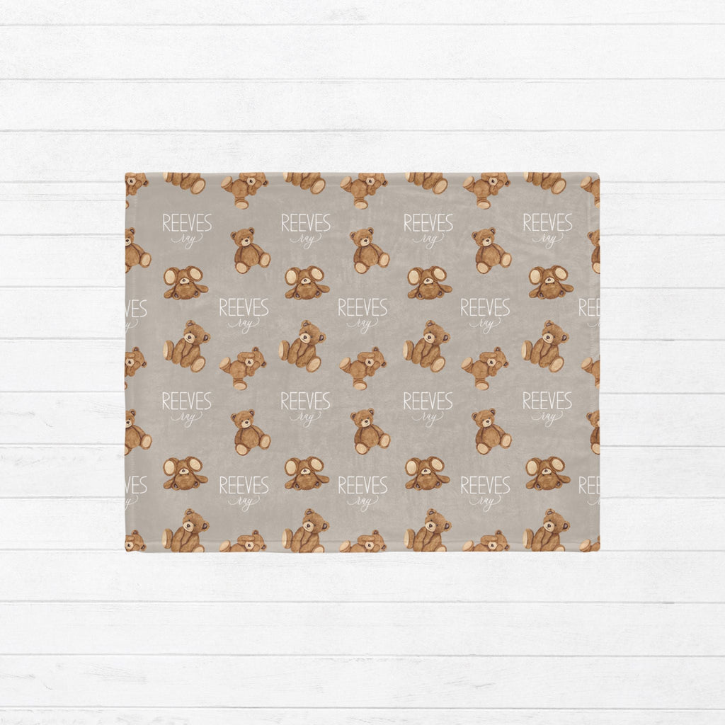 Teddy Bear Baby Minky Blanket - Twinklette™