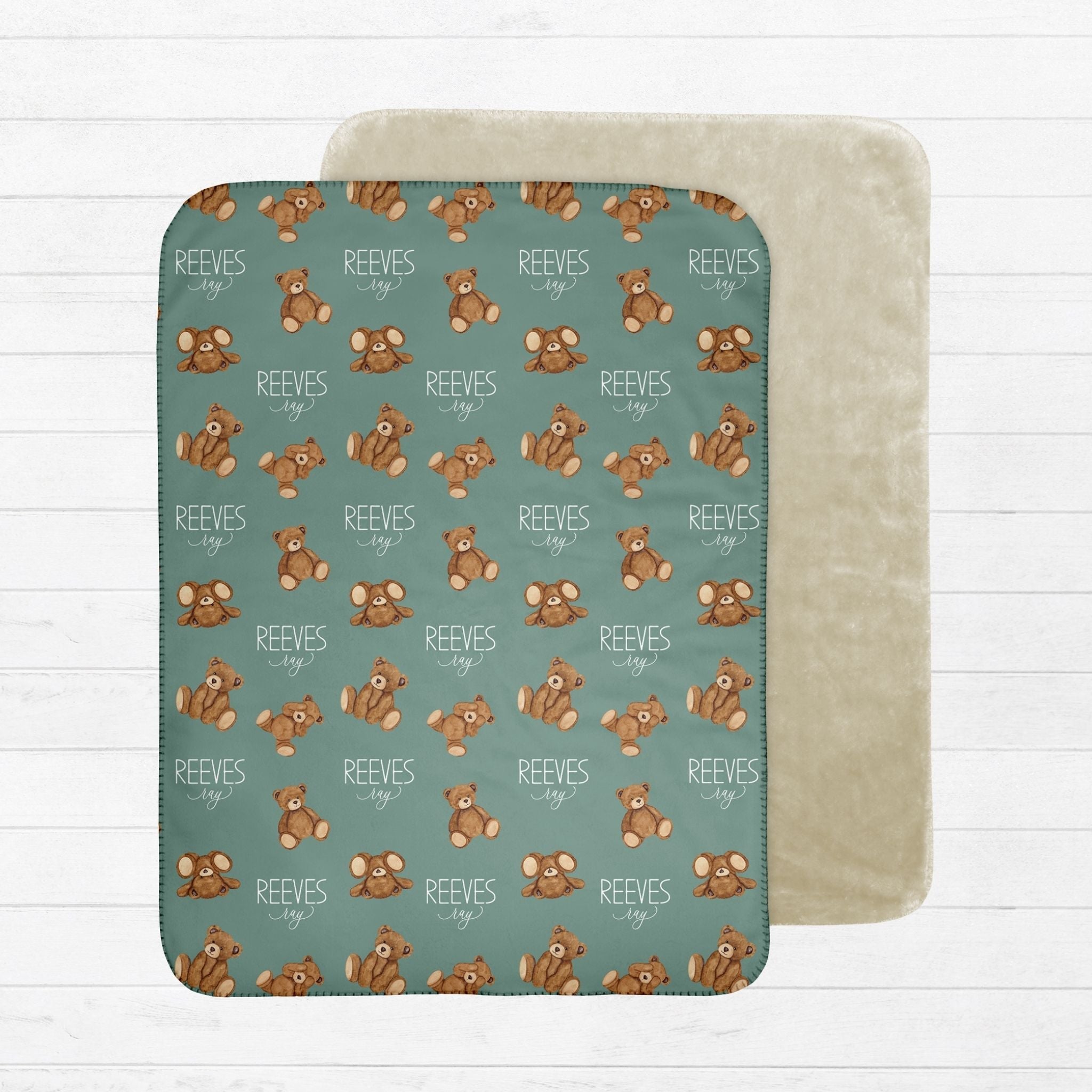 Teddy Bear Baby Sherpa Blanket - Twinklette™