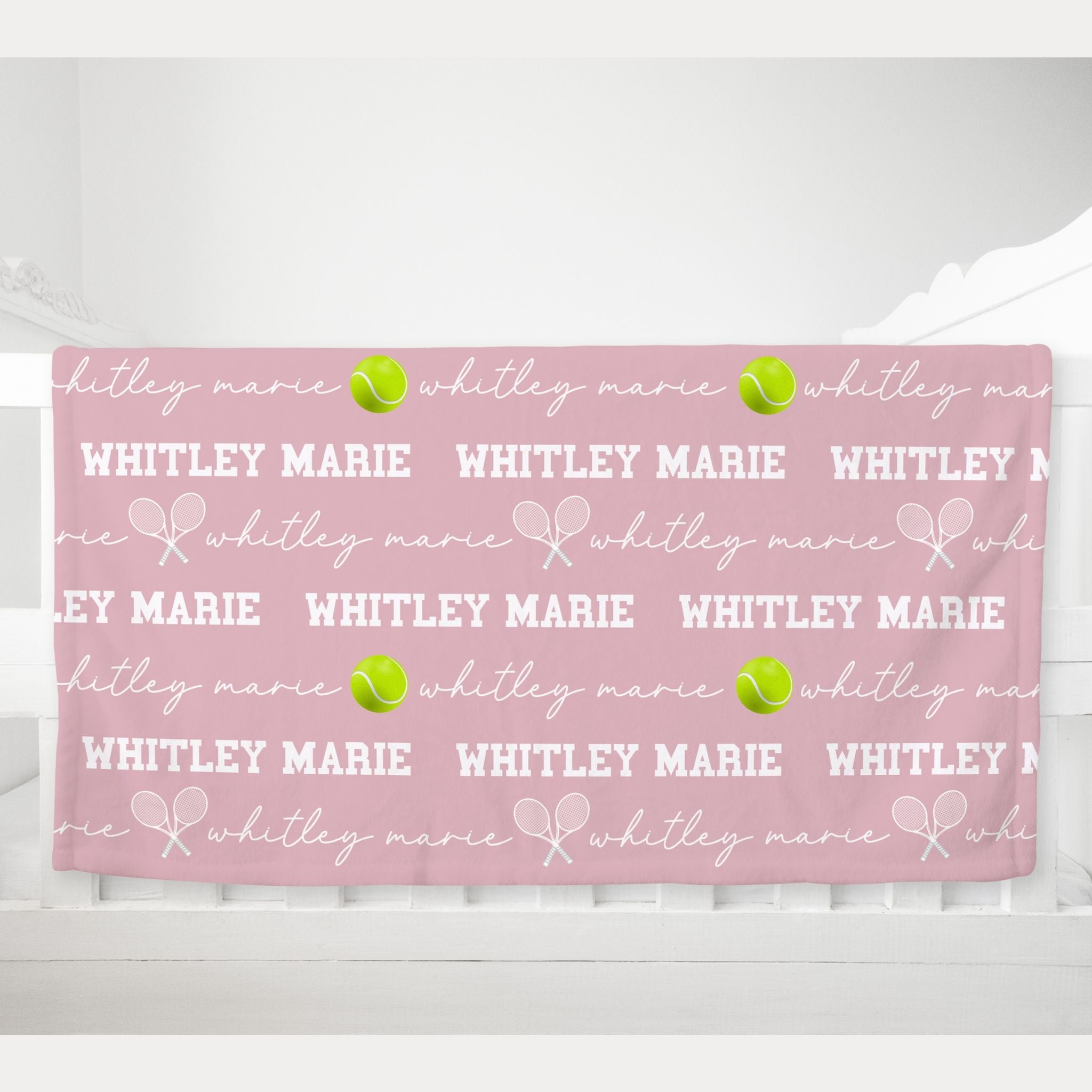 Tennis Name Blanket - Twinklette™