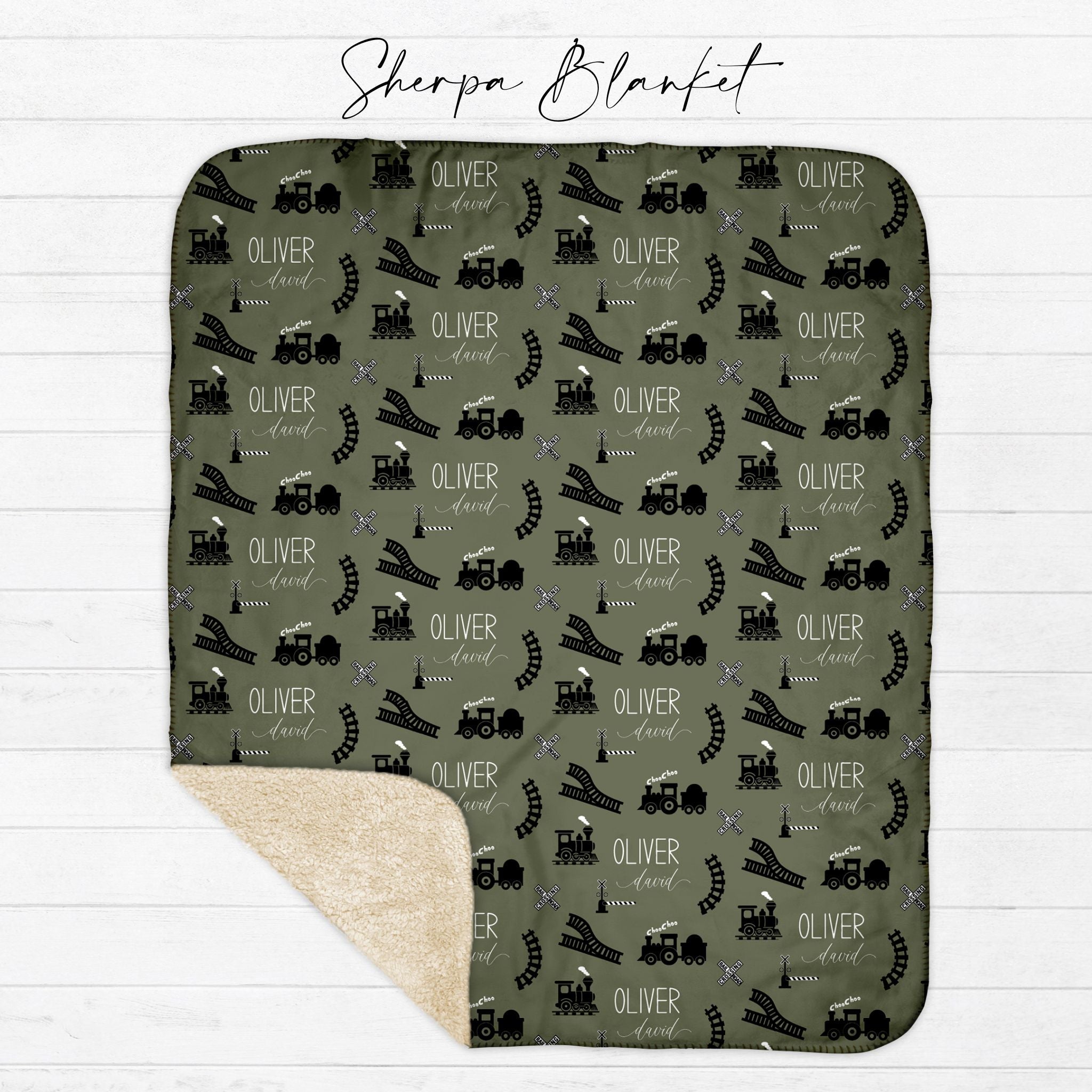 Train Kids Blanket - Twinklette™