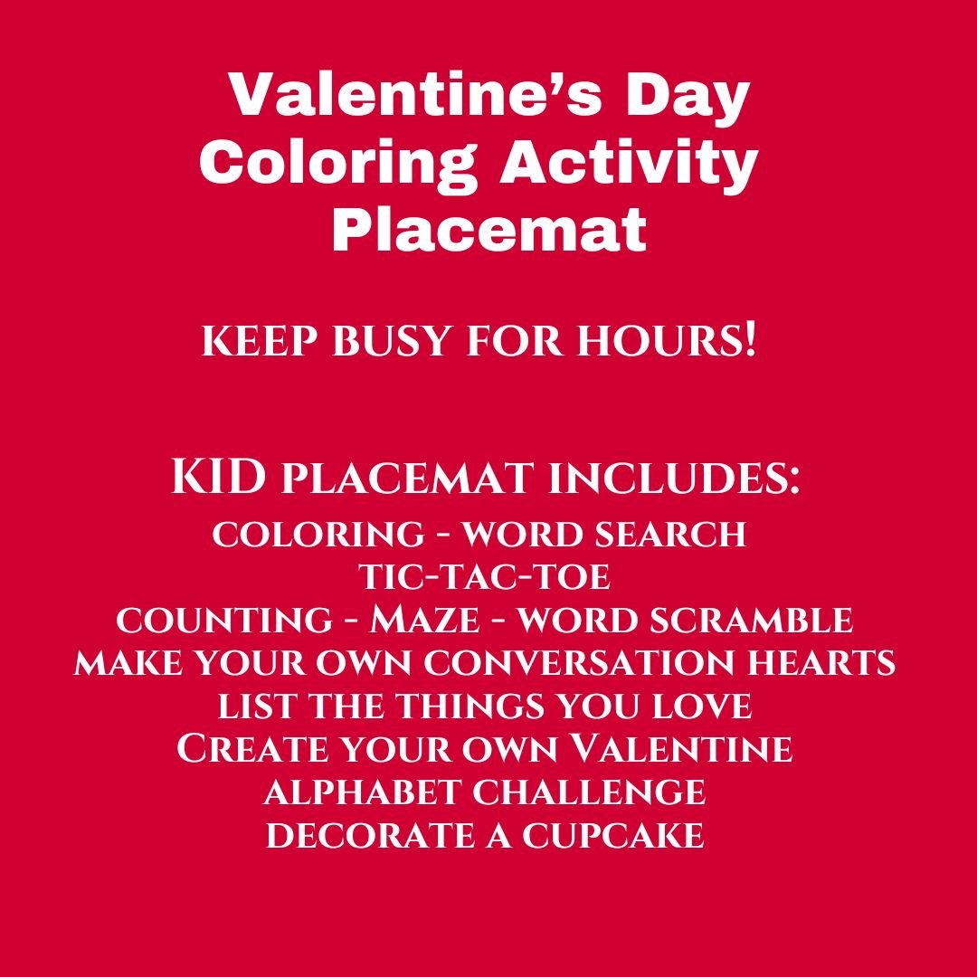 Valentine's Day Placemat - Twinklette™