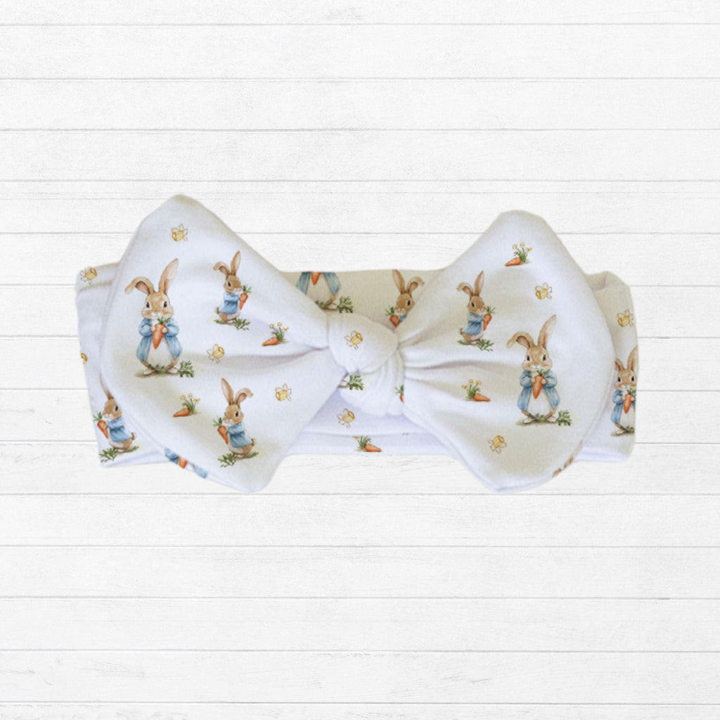 Vintage Rabbit Baby Bow Headband - Twinklette™