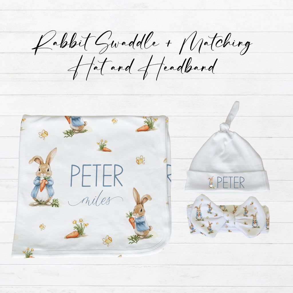 Vintage Rabbit Baby Swaddle - Twinklette™