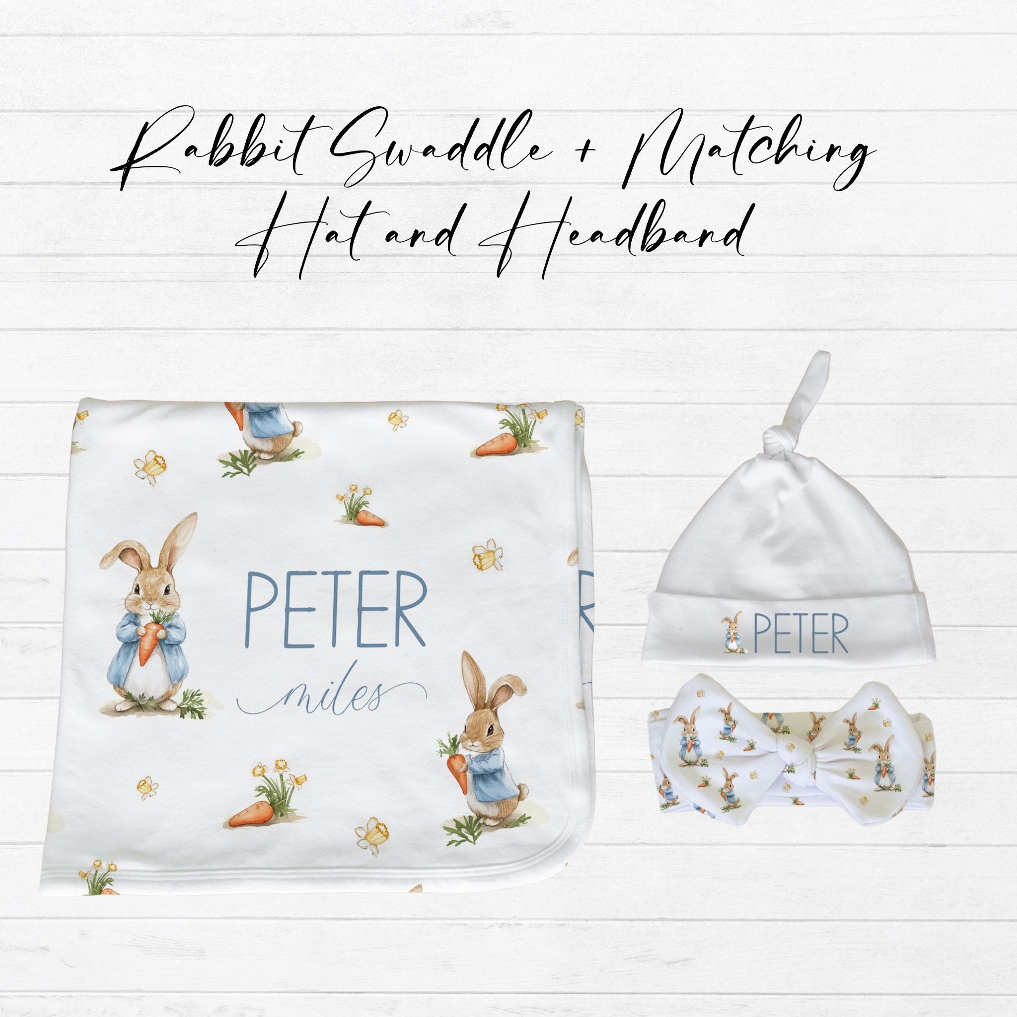 Vintage Rabbit Baby Swaddle - Twinklette™