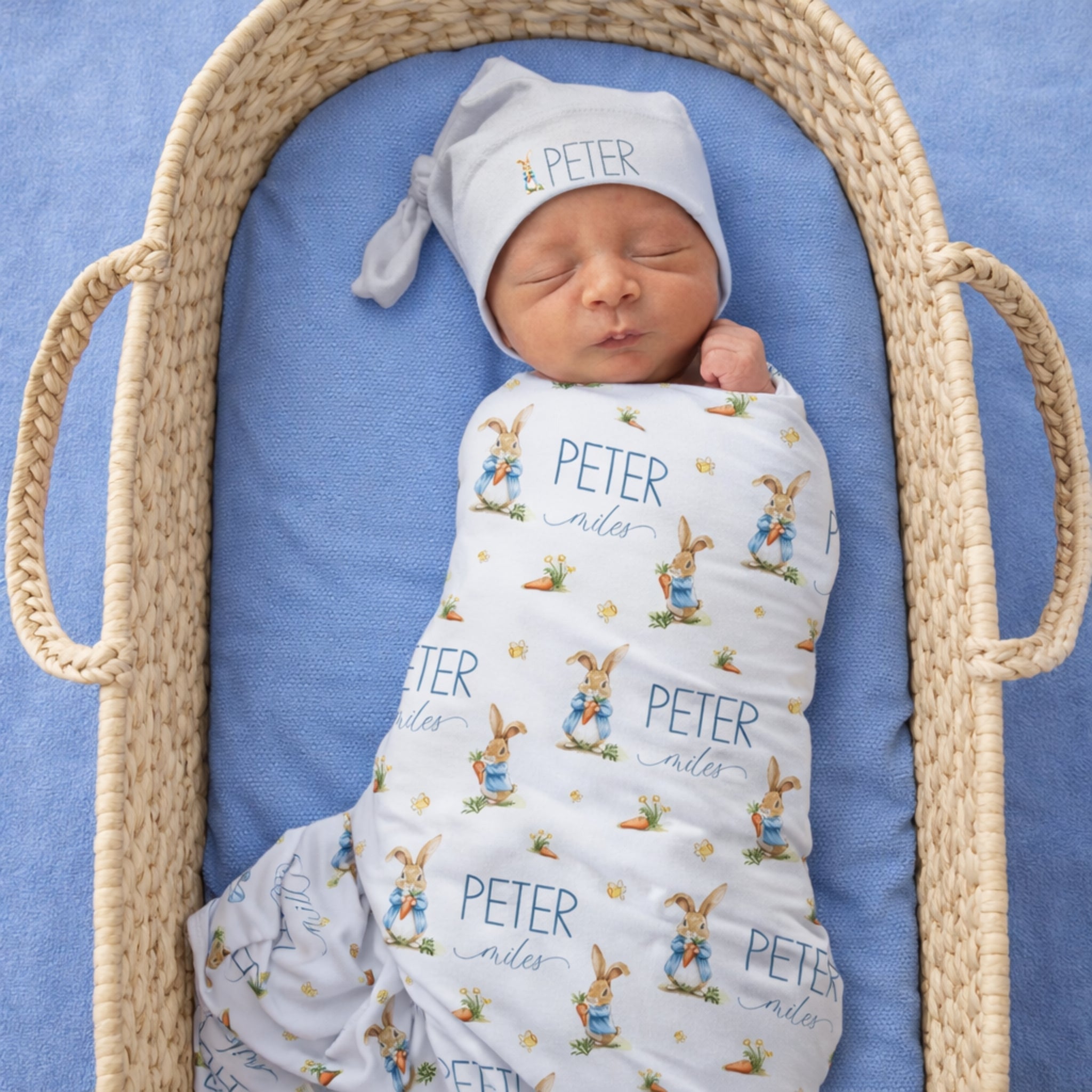 Vintage Rabbit Baby Swaddle Bundle - Twinklette™