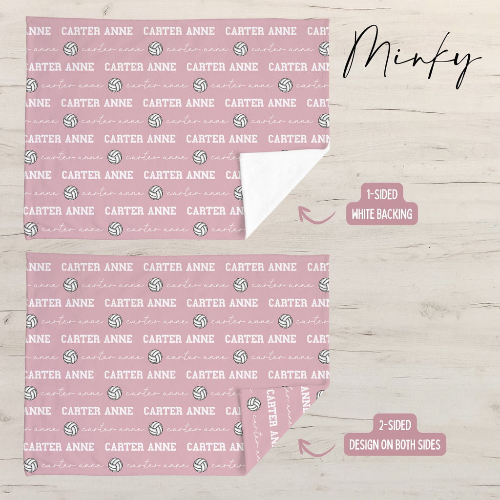 Volleyball Baby Minky Blanket - Twinklette™