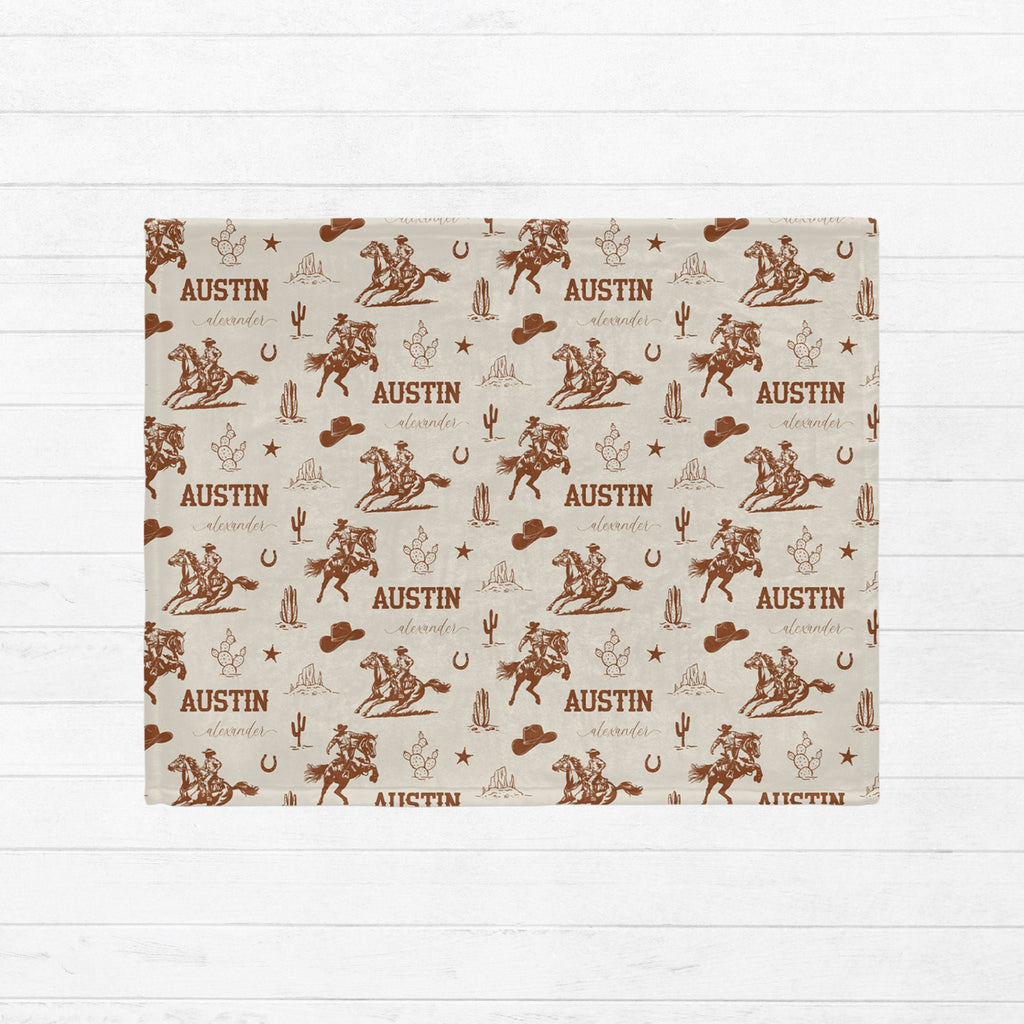 Western Baby Minky Blanket - Twinklette™
