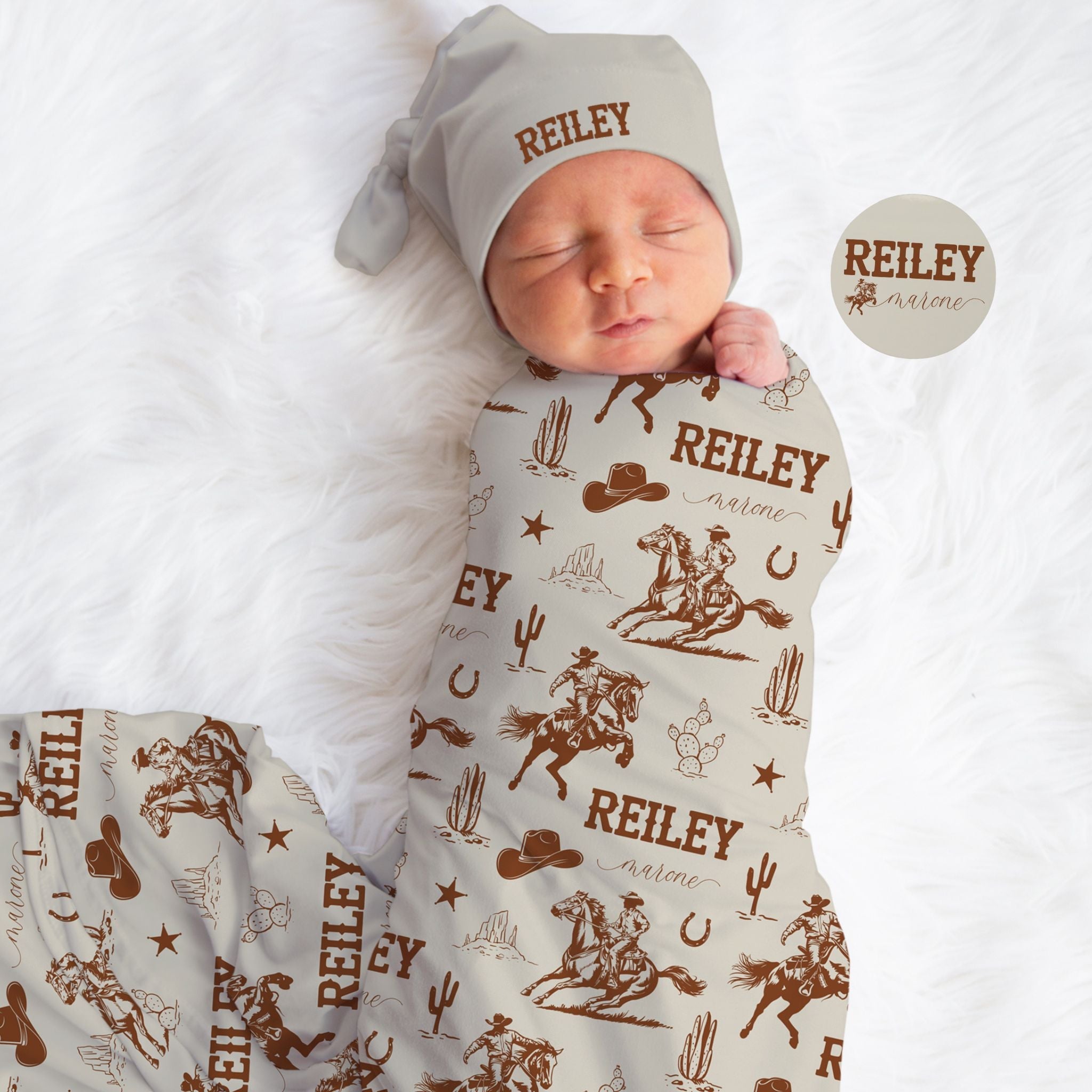 Western Cowboy Swaddle Set - Twinklette™