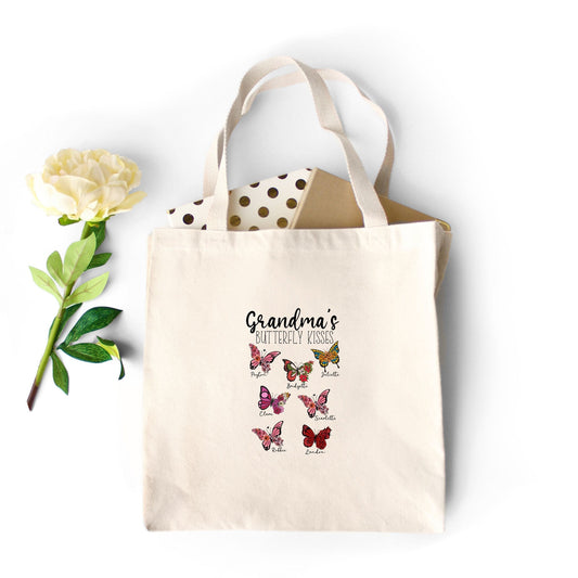 Butterfly Kisses Tote Bag Heavy - Twinklette