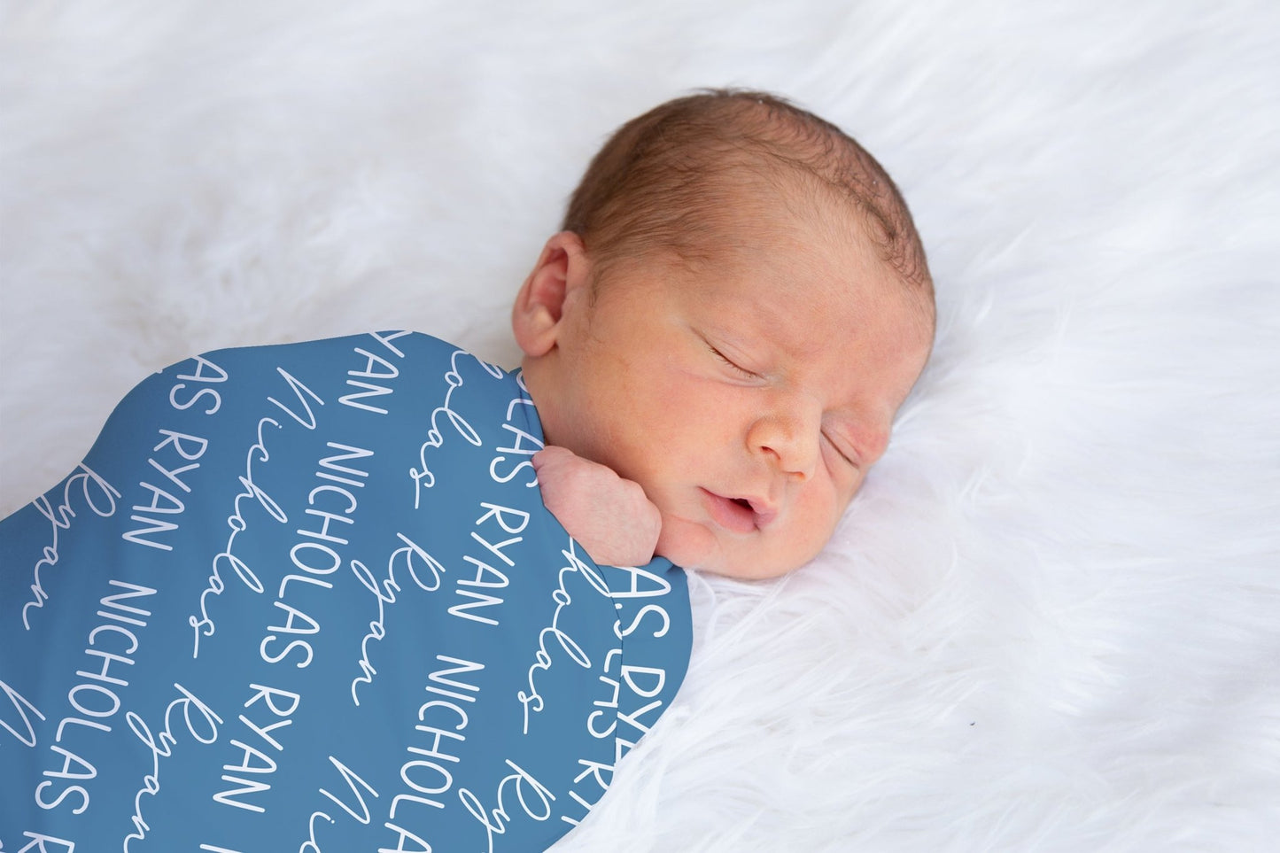 Farmhouse Style Name Swaddle Blanket - Twinklette