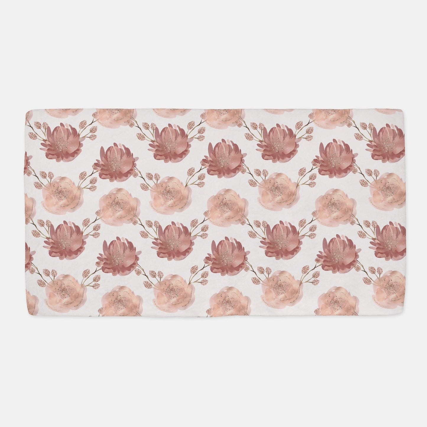 Floral Minky Fitted Crib Sheet - Twinklette
