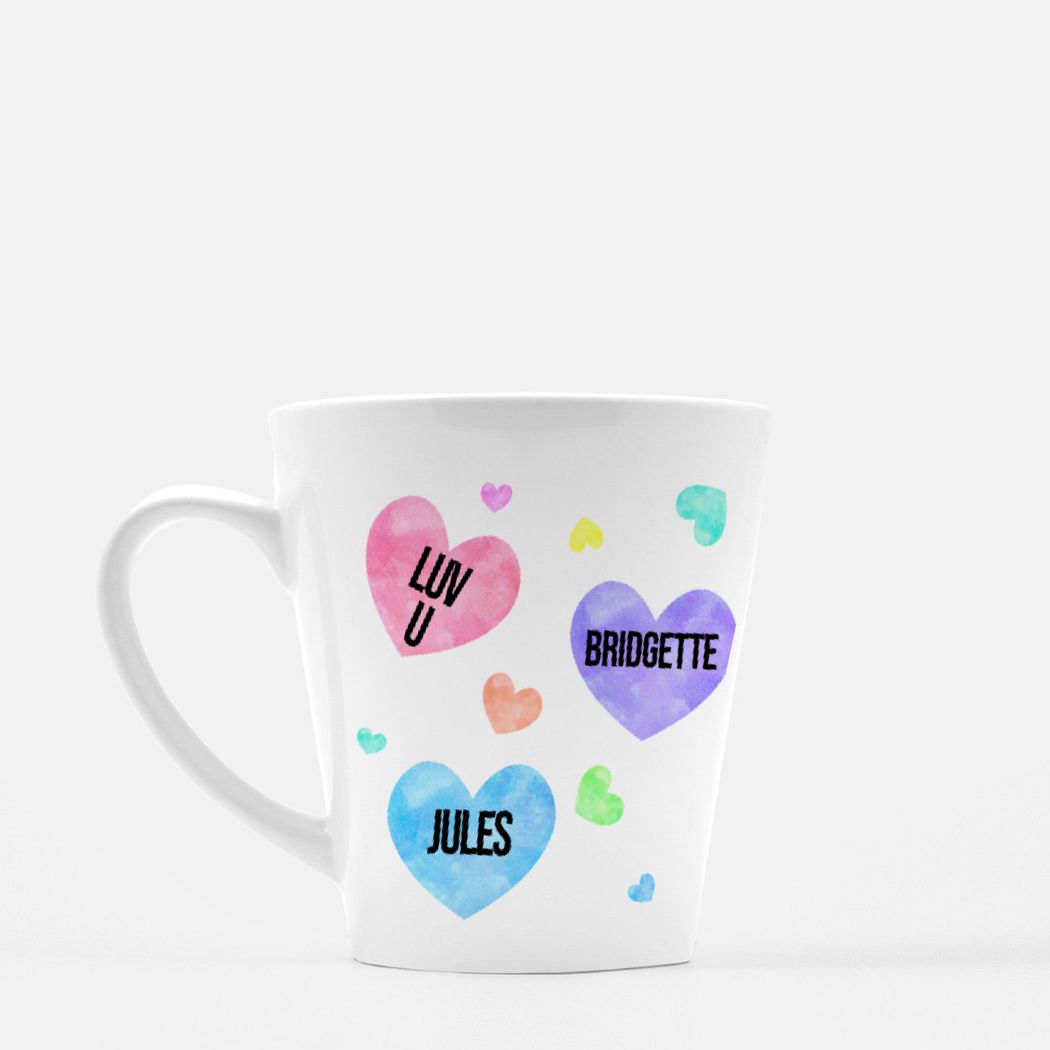 Hearts Latte Mug - Twinklette