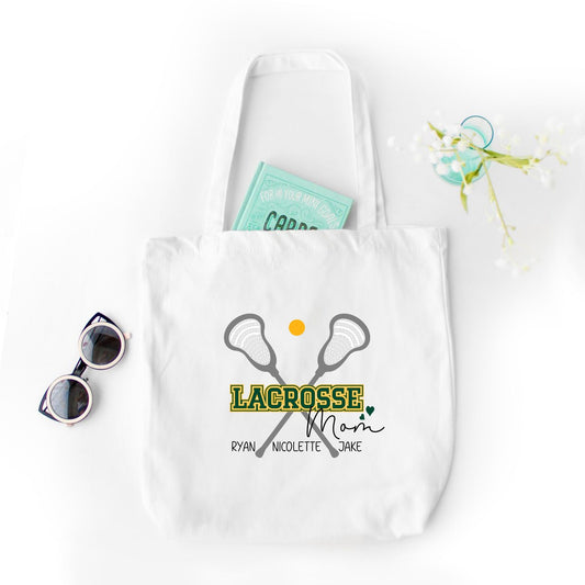 Lacrosse Mom Tote Bag Heavy - Twinklette