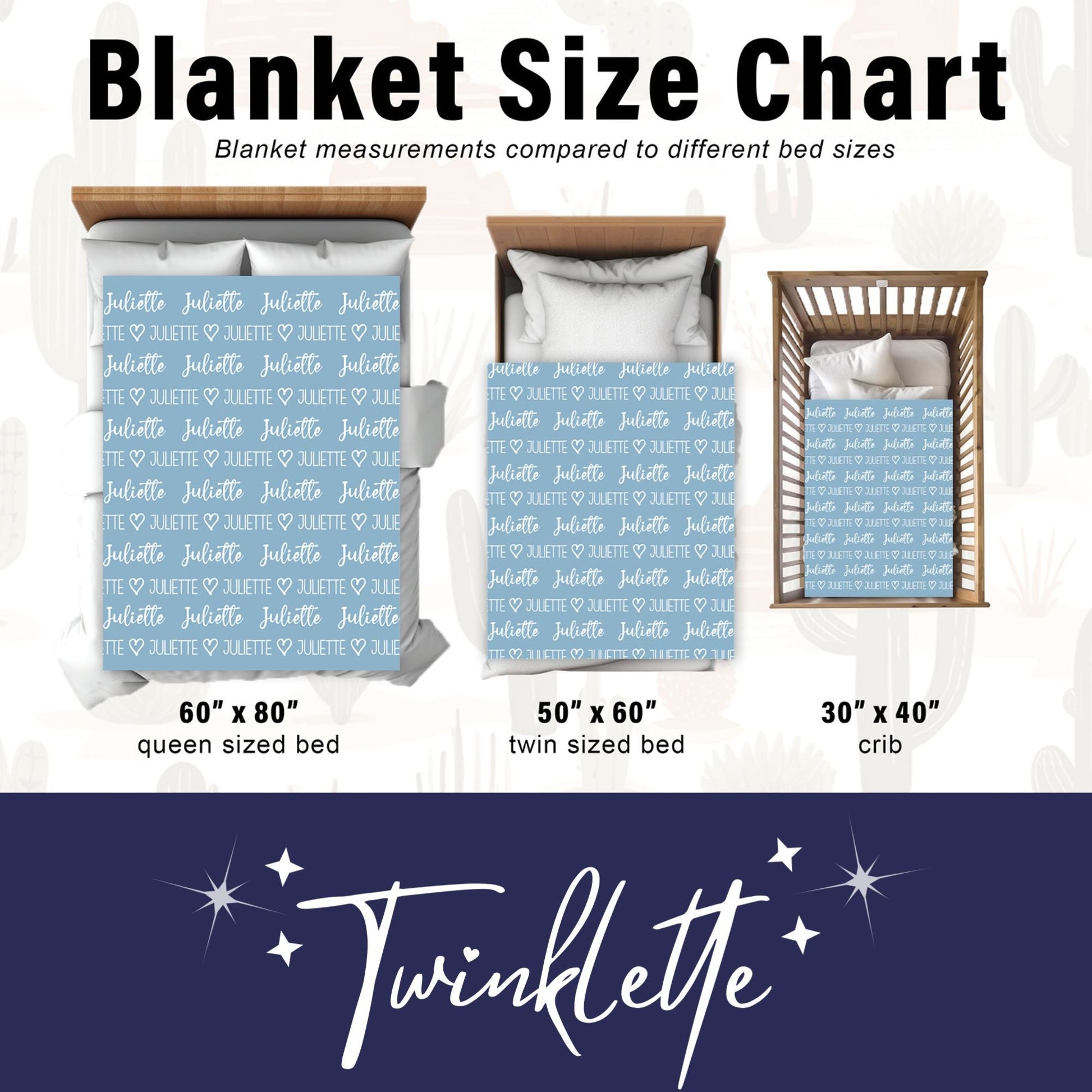 Love My Name Blanket - Twinklette