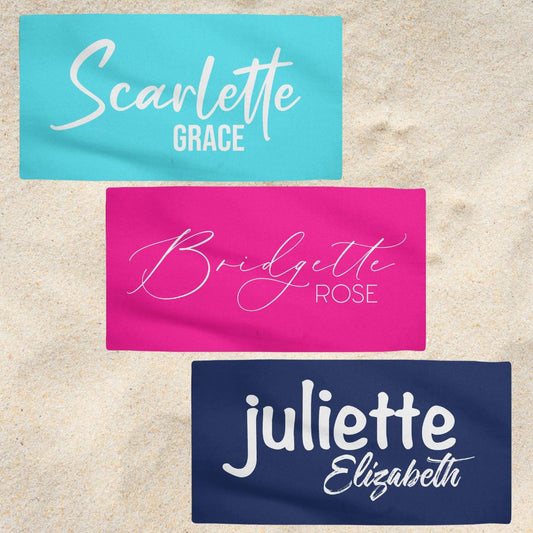 Name Beach Towel - Twinklette