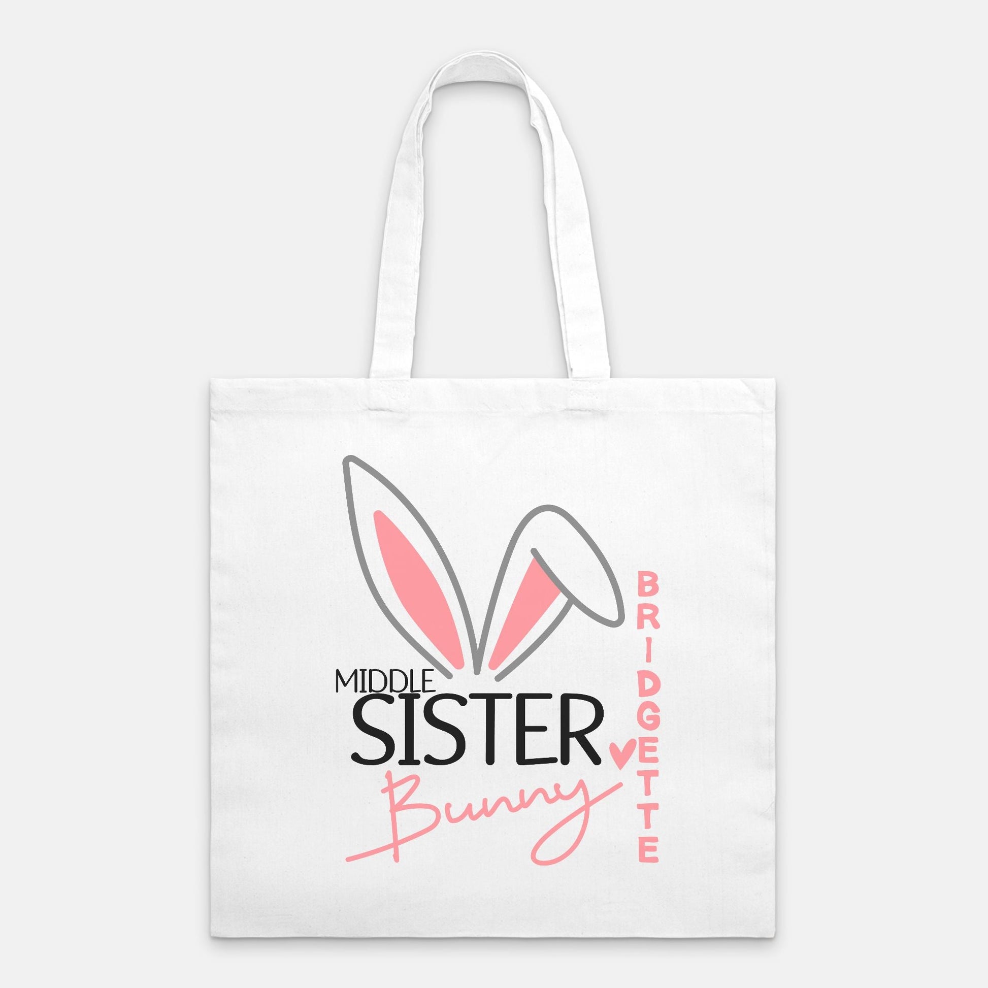 Personalized Easter Tote Bag - Custom Bunny Name Tote - Twinklette