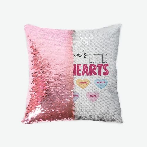 Sweetheart Sequin Reversible Pillow Case - Twinklette